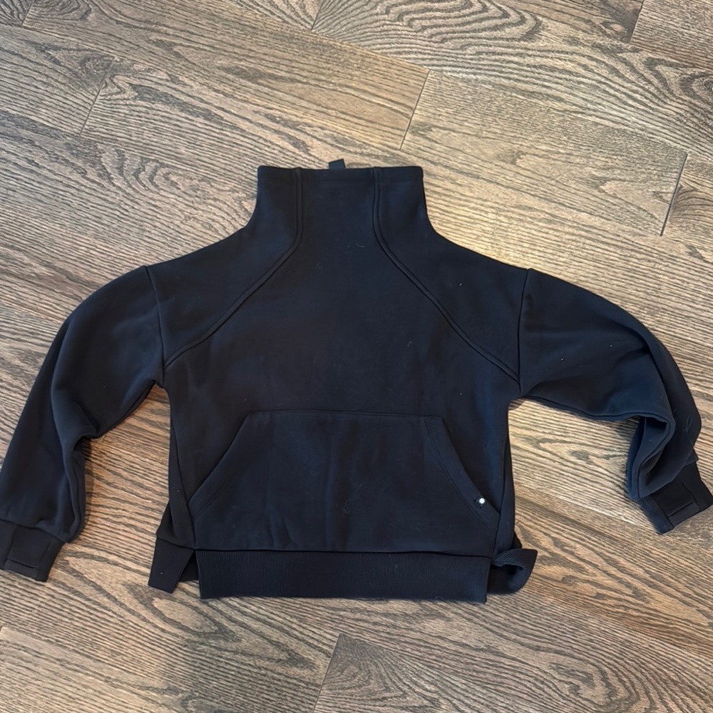 Black High-Neck Sweatshirt Athleta Girl